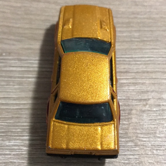 Vintage 1981 Hot Wheels Blackwall Datsun 200-SX Malaysia Gold Rims Opening Hood - Picture 5 of 6